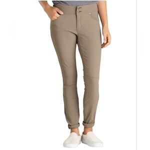 Toad & Co. Flextime Skinny Pants Gray Womens Size 12